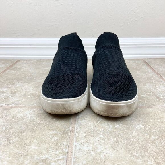 Steve Madden Beale Knit Slip-On Black Sneakers - Picture 3 of 6
